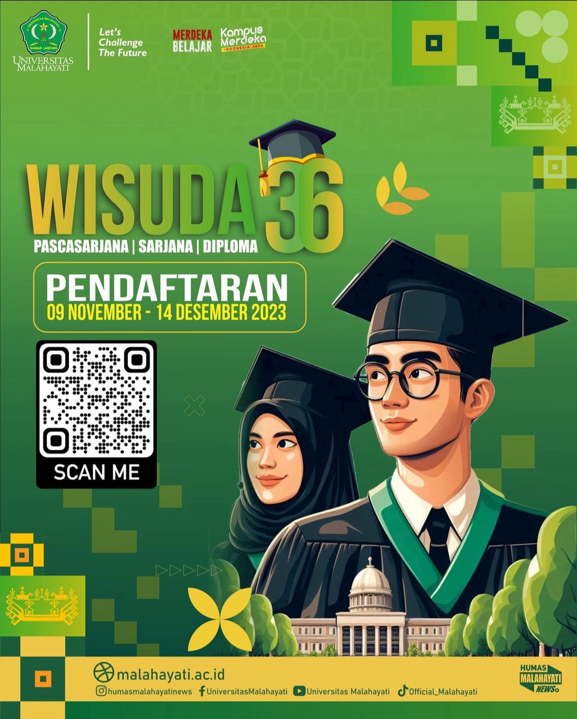 Pendaftaran Wisuda Periode Sudah Dibuka Universitas Malahayati